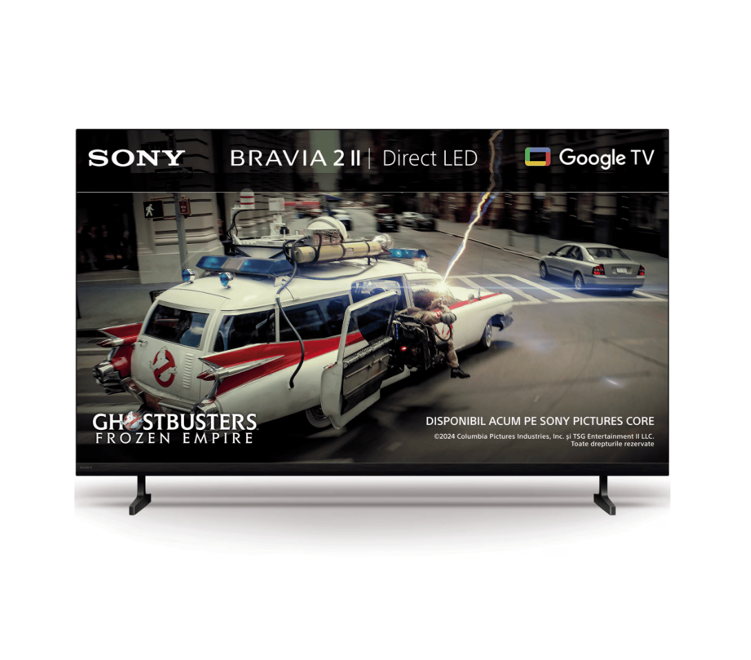 Sony Televizor LED Televizor Sony BRAVIA 2 LED K55S25M2PB.CEI | 139 cm, 4K Ultra HD, Smart Google TV, Clasa E