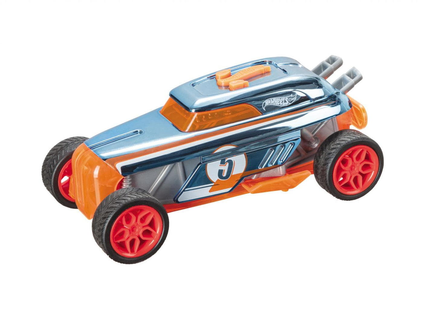 Mondo Jucării Jucarie Mondo Hot Wheels MDHW512005 | Masina Rip Rod, Lumini si Sunete, Albastru