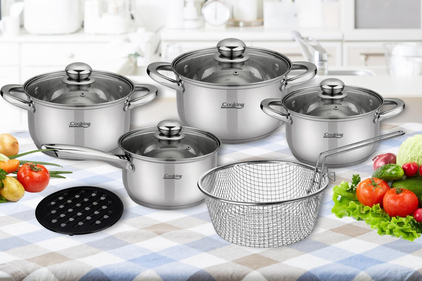 Heinner Set oale Set Oale Heinner HR-MSF-8178 | 10 Piese, Inox, Cooking by Heinner