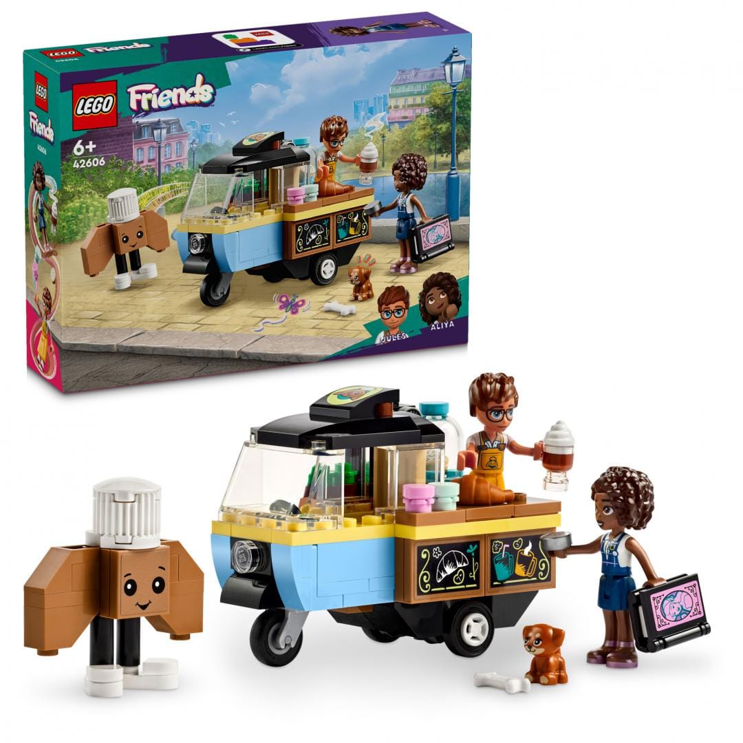 Lego Jucării Set Constructie LEGO 42606 | Brutaria pe Roti, Cadou Copii
