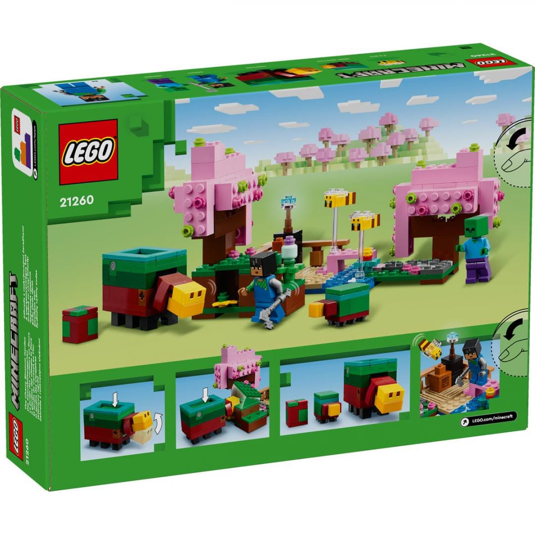Lego Jucării Set Constructie LEGO Icons 21260 | Gradina cu Ciresi Infloriti, 1213 Piese, Cadou