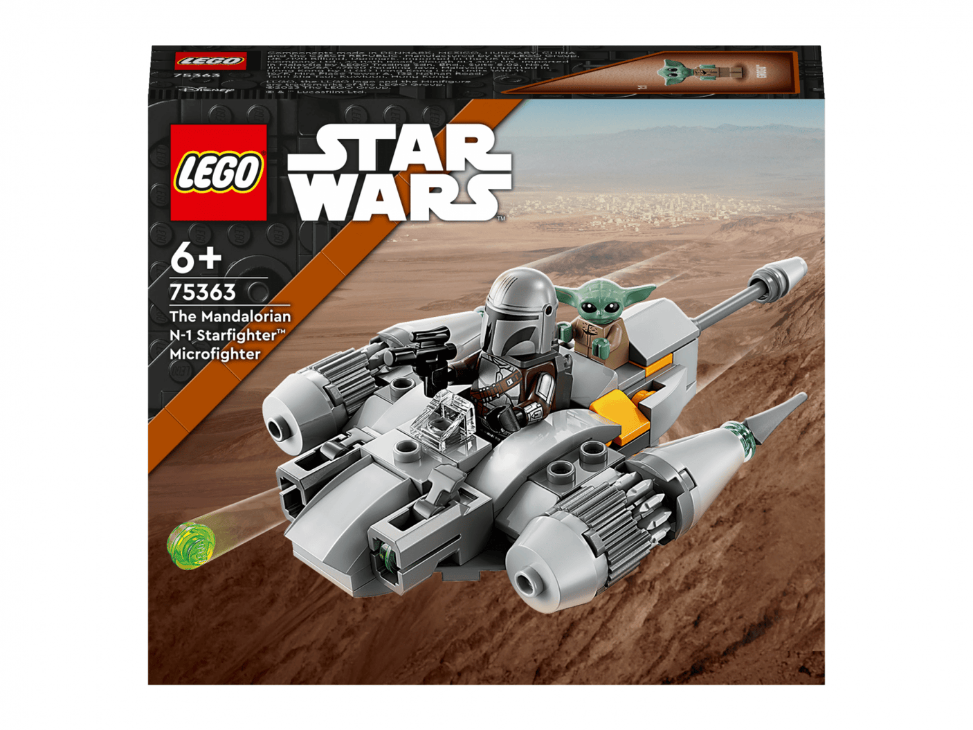 Lego Jucării Set Constructie LEGO Star Wars 75363 | Micronava Lupta Starfighter N1, 412 Piese, 8+