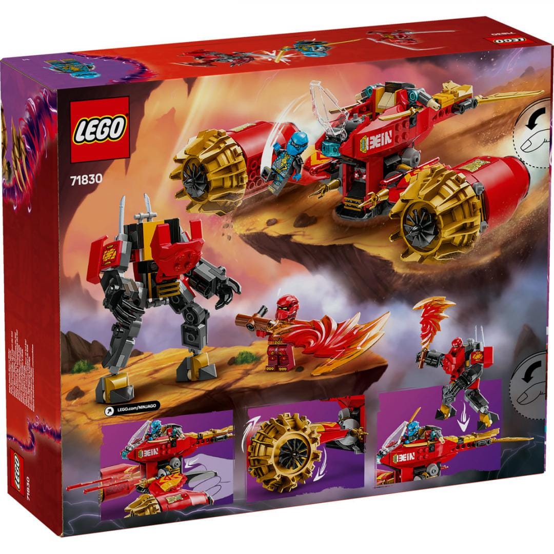 Lego Jucării Set Constructie LEGO Ninjago 71830 | Vehicul Robot Zburator Kai, 794 Piese, 9+