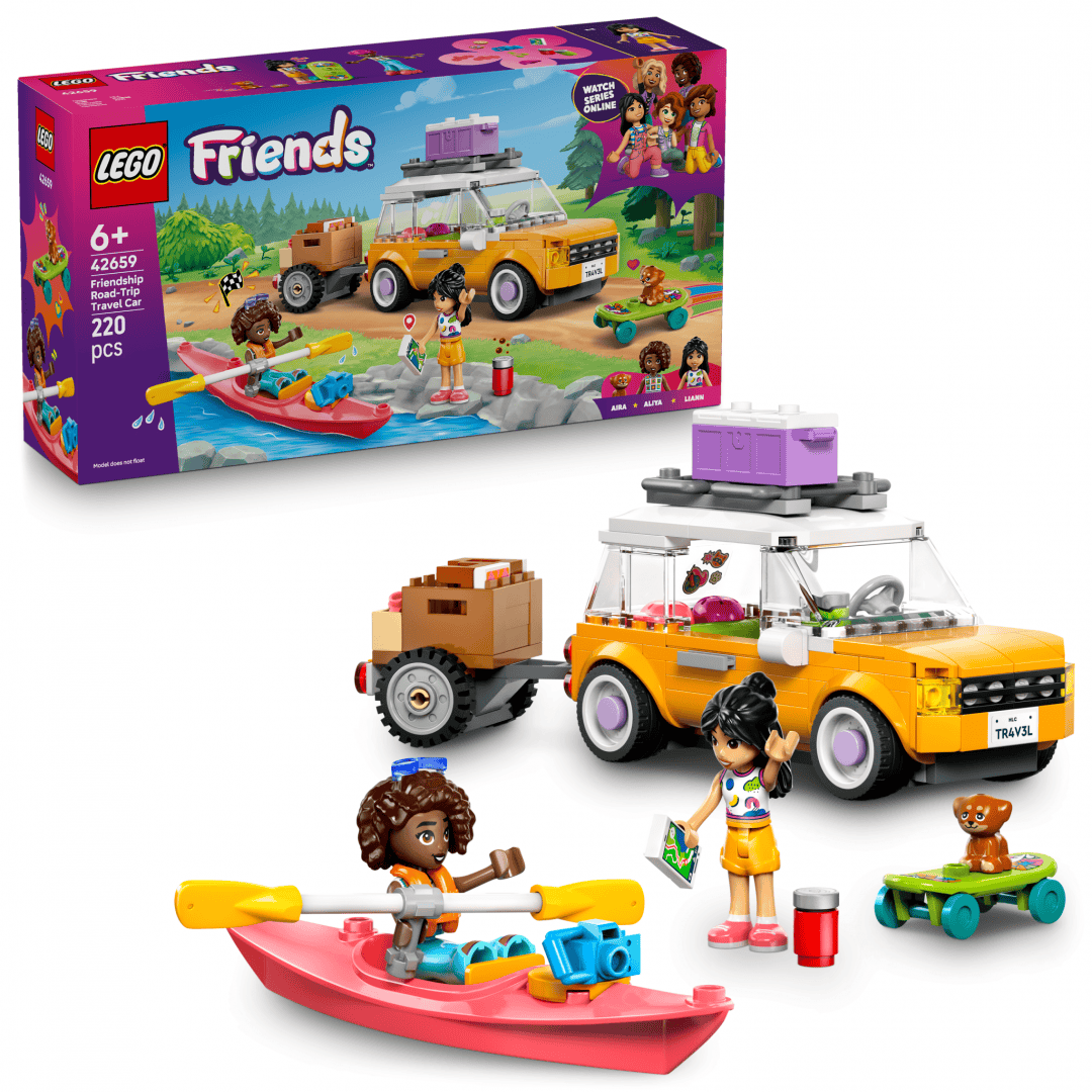 Lego Jucării Set Constructie LEGO 42659 | Masina Calatorii Prieten, Technic, Cadou