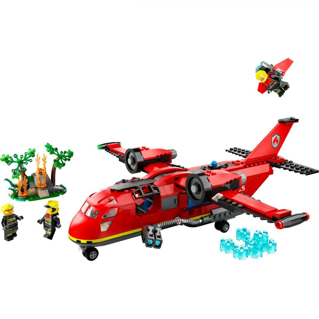 Lego Jucării Set Constructie LEGO City 60413 | Avion de Pompieri, 220 Piese, 6+