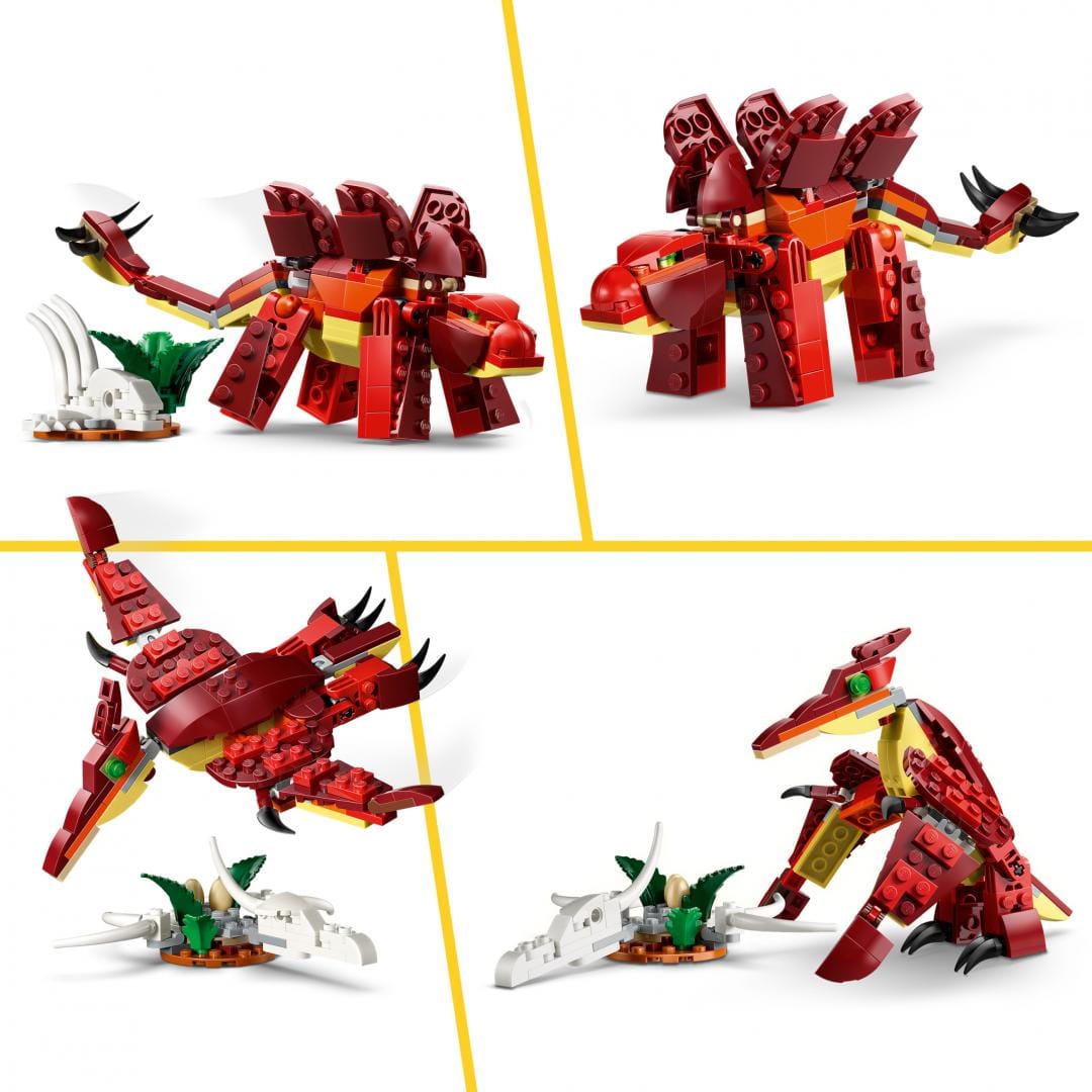 Lego Jucării Set Constructie LEGO Creator 3-in-1 31379 | Dinozaur Feroce, Vintage, Cadou