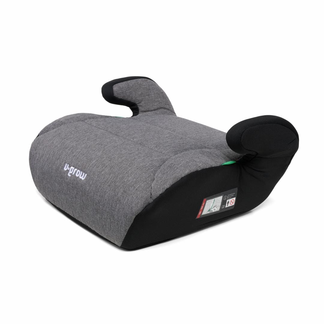 U-Grow Puericultură Inaltator Auto U-Grow UG-HB56-GREY | 125-150 cm, Omologare R129, Gri/Negru