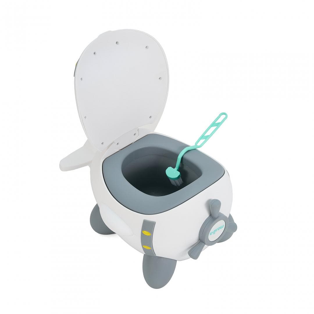 U-Grow Puericultură Olita Avion U-Grow UGOA-75WH | Alb, Ergonomica, Antiderapanta