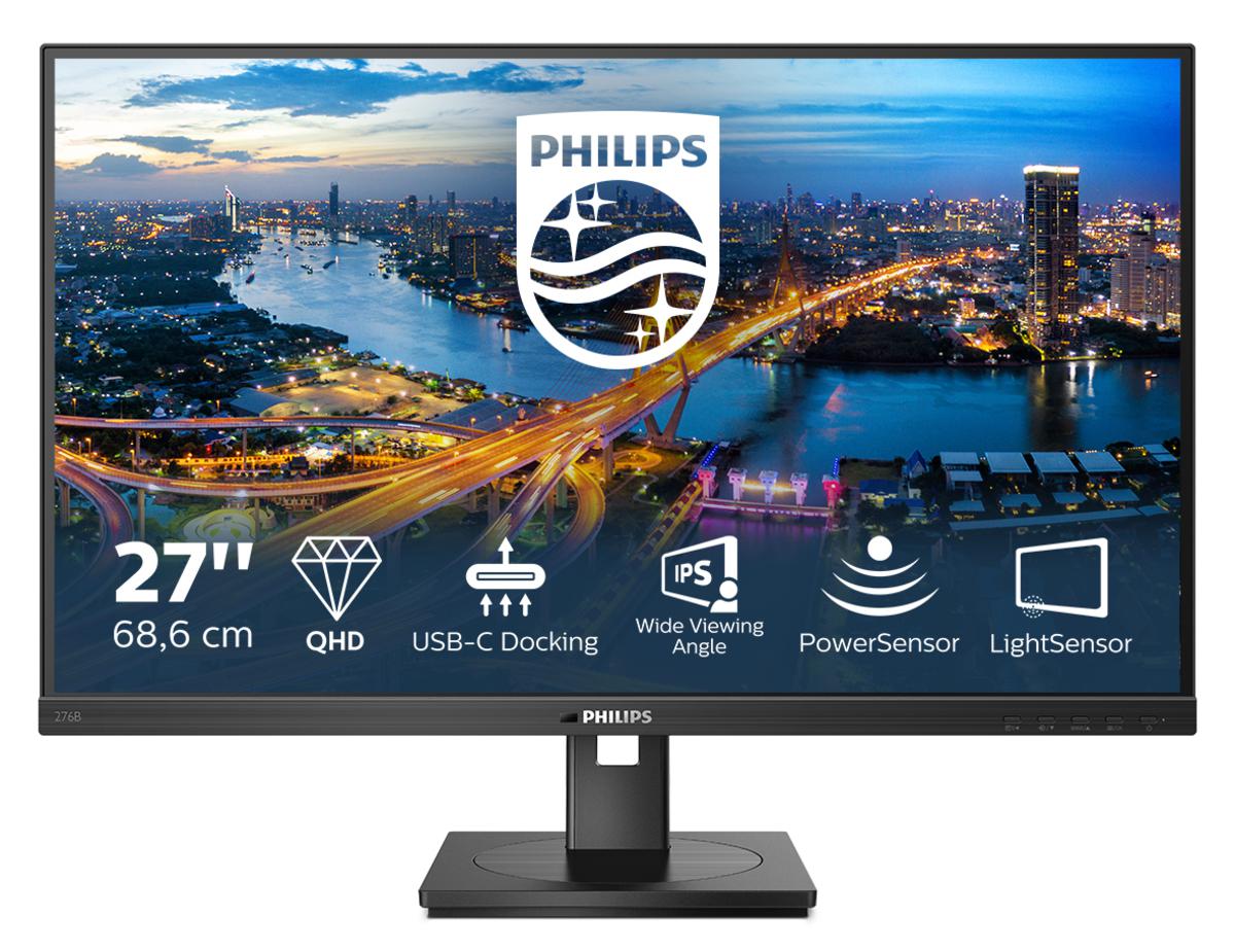 Philips Monitor PC Monitor Philips 27" 276B1/00 | IPS, 2560x1440, 75Hz, USB-C