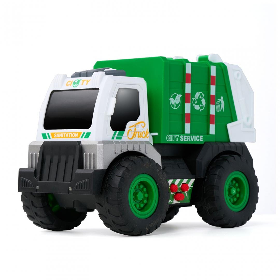 MomKi Jucării Jucarie MomKi MOMKI1189-19 | Camion Salubritate, Lumini, Sunete, Detalii Mobile