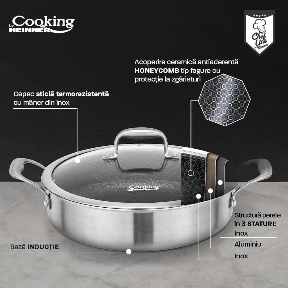 Heinner Cratita Cratita Heinner HR-MRK-30C | 30cm, 4.8L, Titanium3, Capac