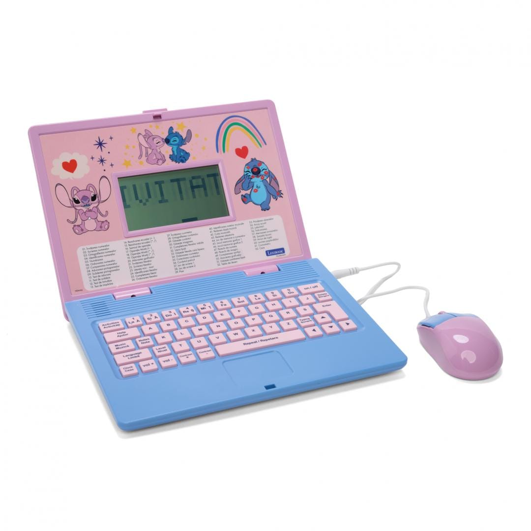 Lexibook Jucării Jucarie Educativa Lexibook JC499DI6 | Laptop Bilingv, Stitch, Romana/Engleza