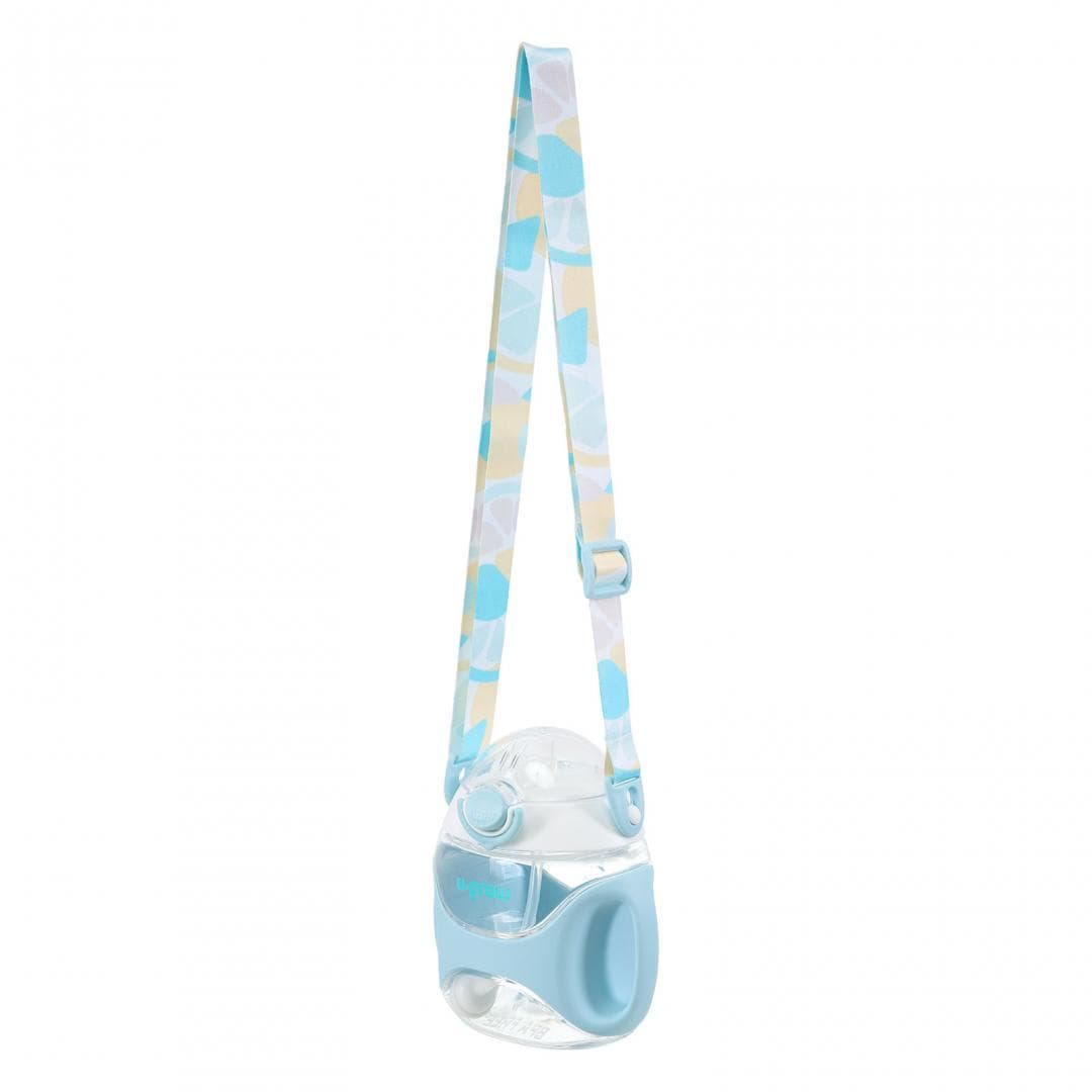 U-Grow Alimentație bebe Sticla Tritan U-Grow UG-733BL | 330ml, Pai, Curea, Albastru