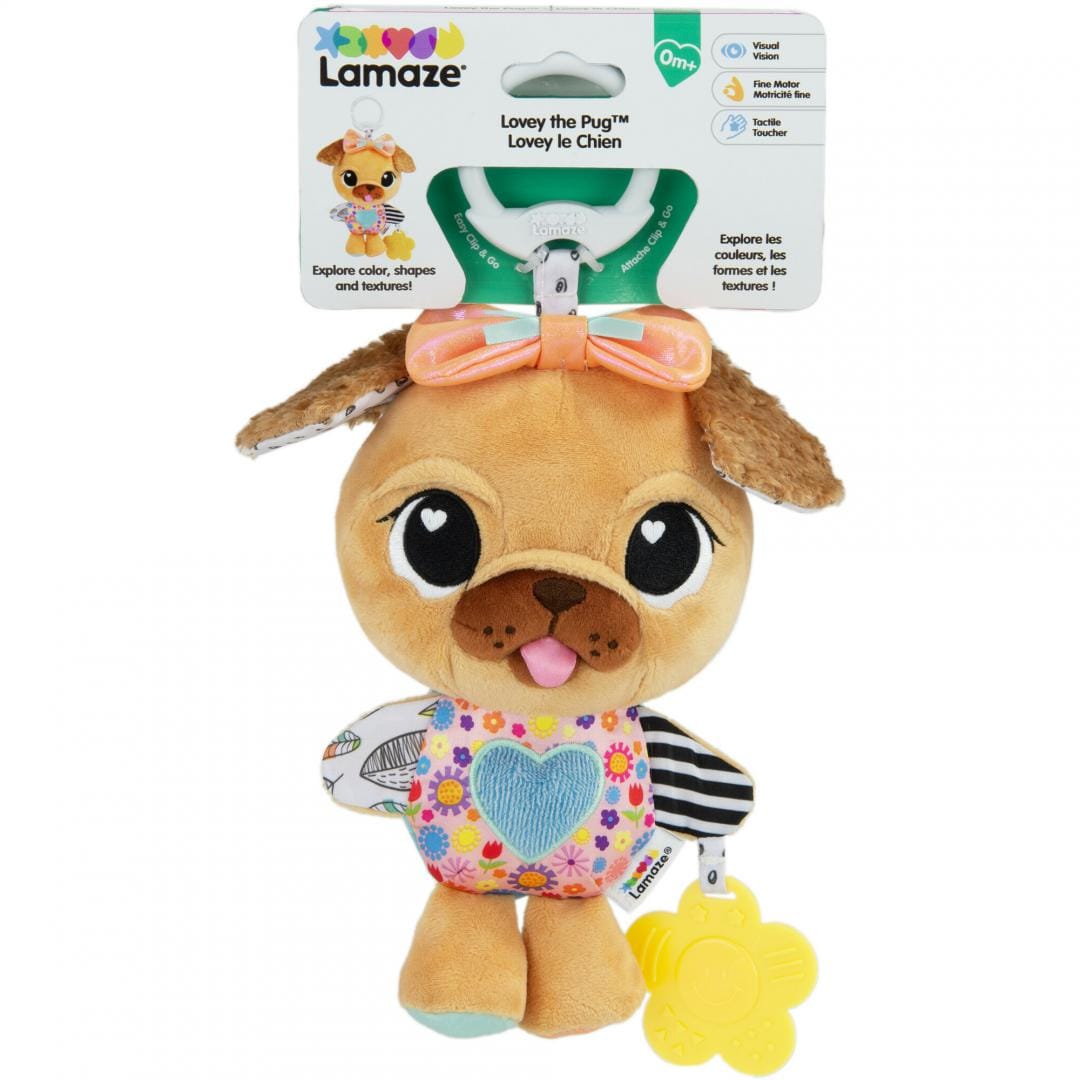 Tomy Jucării Jucarie pentru Bebelusi Tomy T27496 | Pugul Lovey, Lamaze, Interactiva