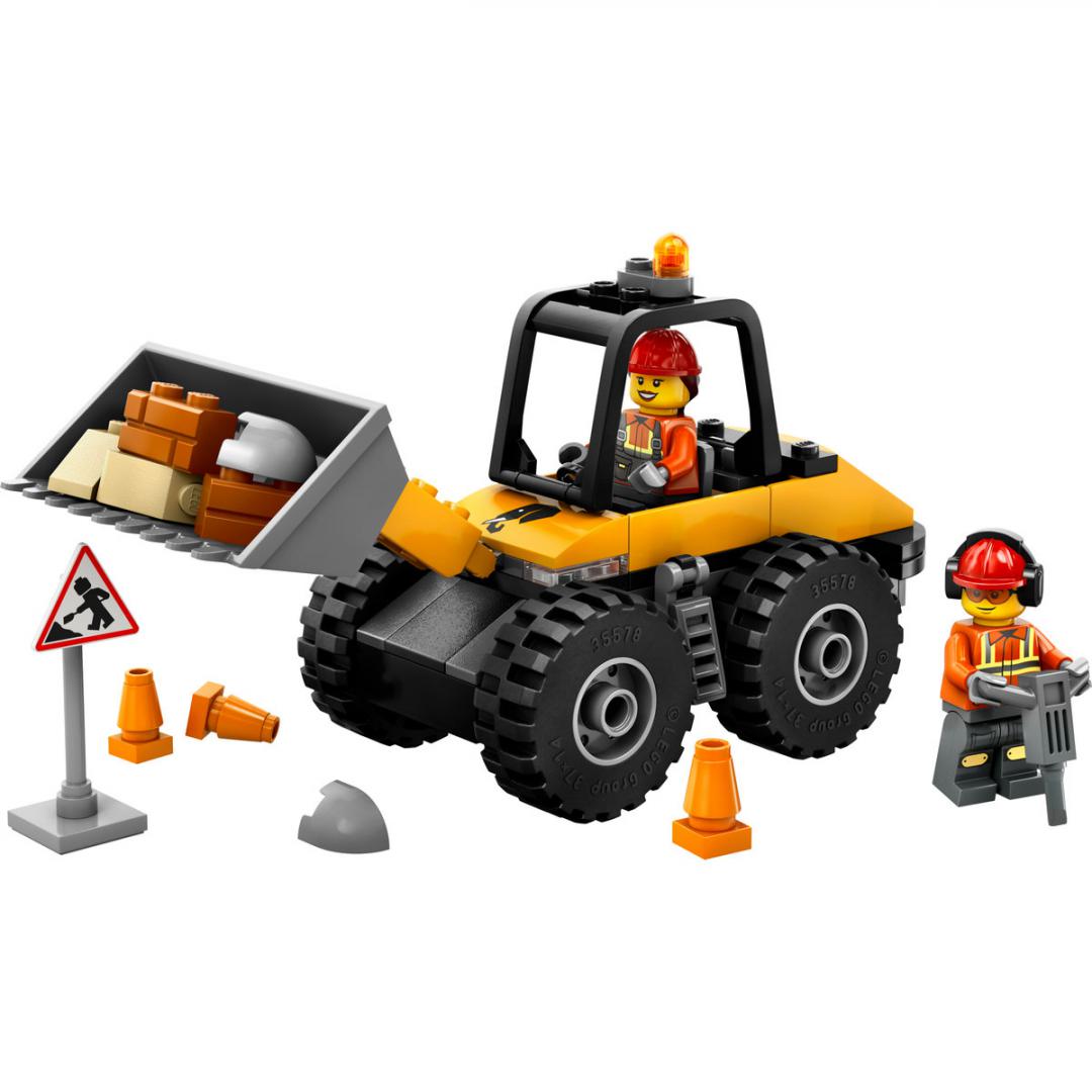 Incarcator pe Roti Galben pentru Constructii, Lego 60450