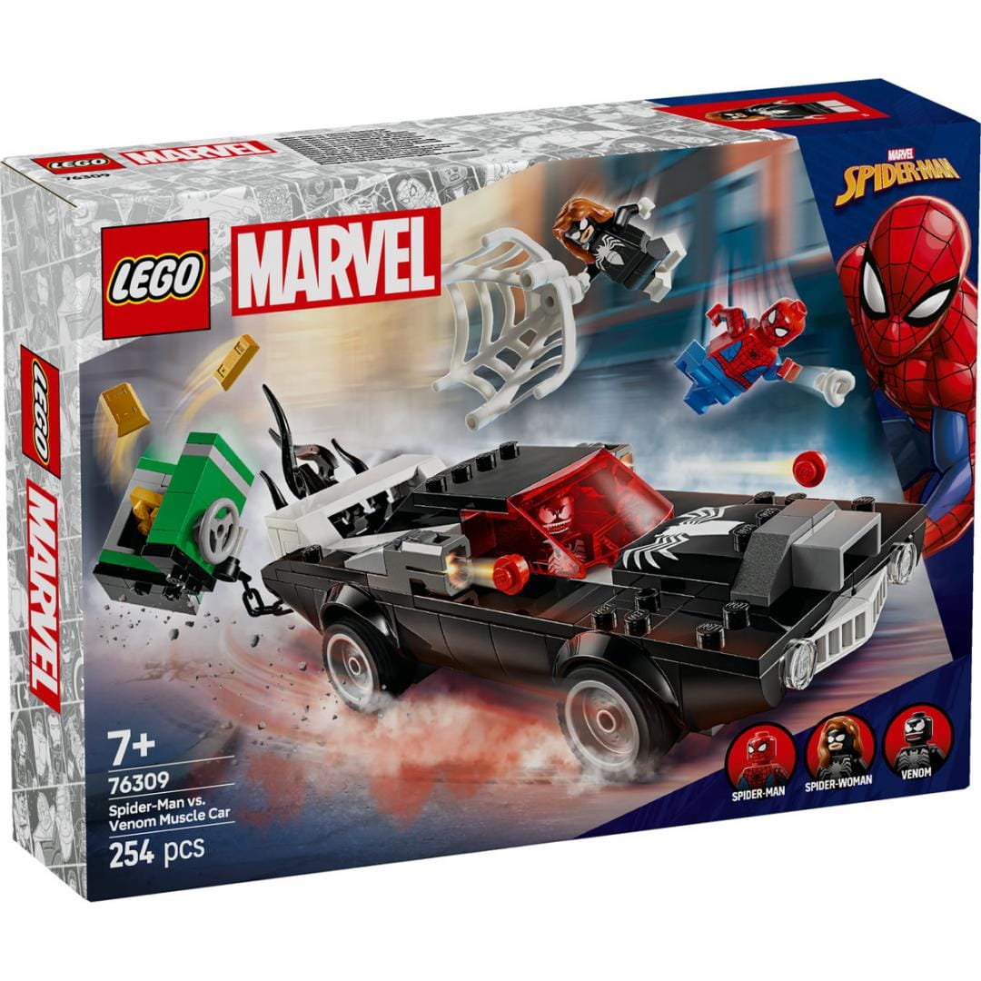 Lego Jucării Set Constructie LEGO Super Heroes 76309 | Spider-Man vs Venom, 240 Piese, 6+
