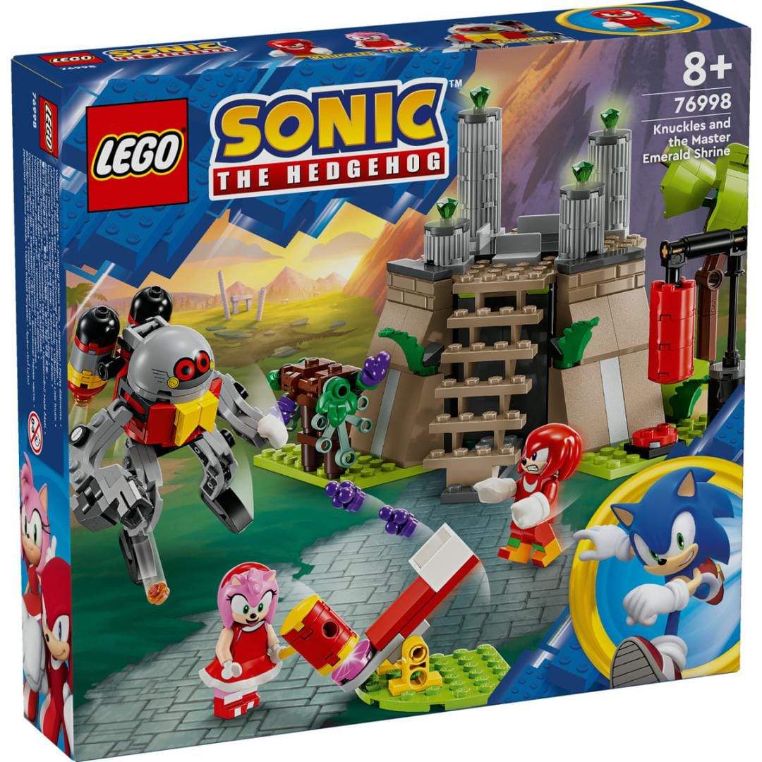 Lego Jucării Set Constructie LEGO Sonic 76998 | Knuckles si Altarul Master Emerald, 264 Piese, 8+