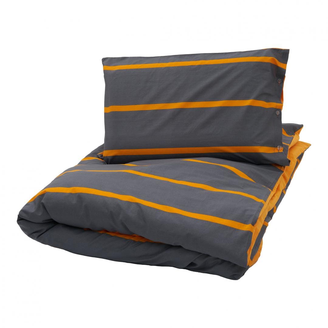 Heinner Set de pat Set De Pat Single Heinner HR-2SBED-ORG | Bumbac, Grey/Orange