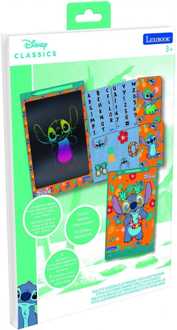 Lexibook Jucării Tableta Desenat Lexibook CRT10D | E-ink, Stitch, Interactiva, Copii