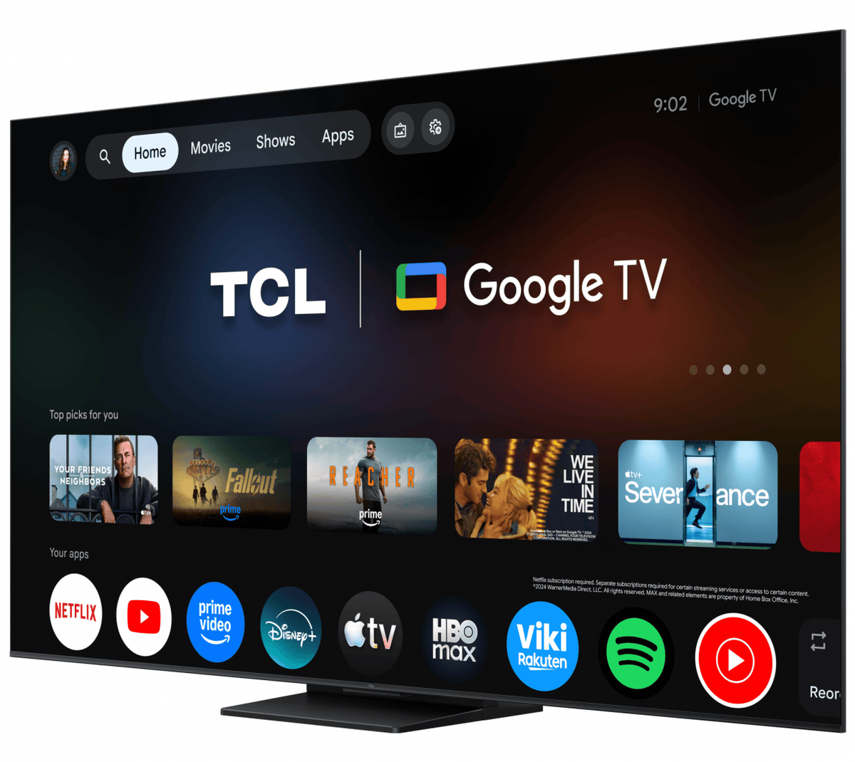 TCL Televizor LED Televizor TCL QD-MiniLED 55MQLED75L | 138cm, Smart Google TV, 4K Ultra HD, 144Hz