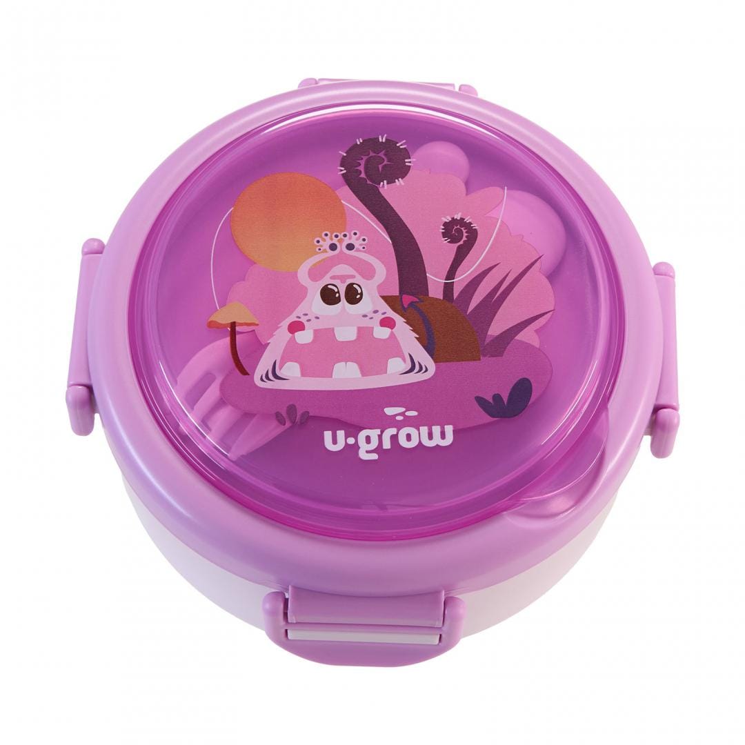 U-Grow Alimentație bebe Caserola Termica U-Grow A-1418PP | Cu Lingurita si Furculita, Mov