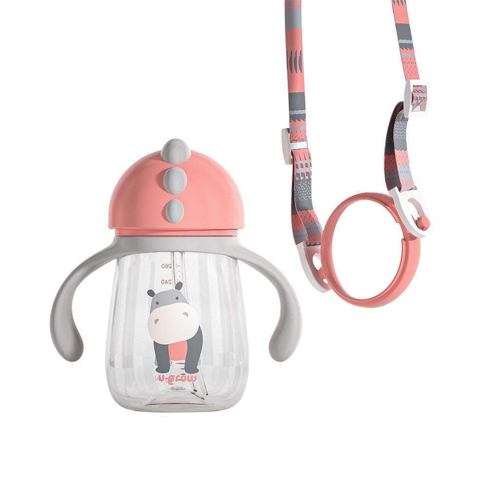 U-Grow Alimentație bebe Cana Bebe U-Grow UG-3IN1-PK | 260ml, Tritan, 3 Accesorii, Dark Pink