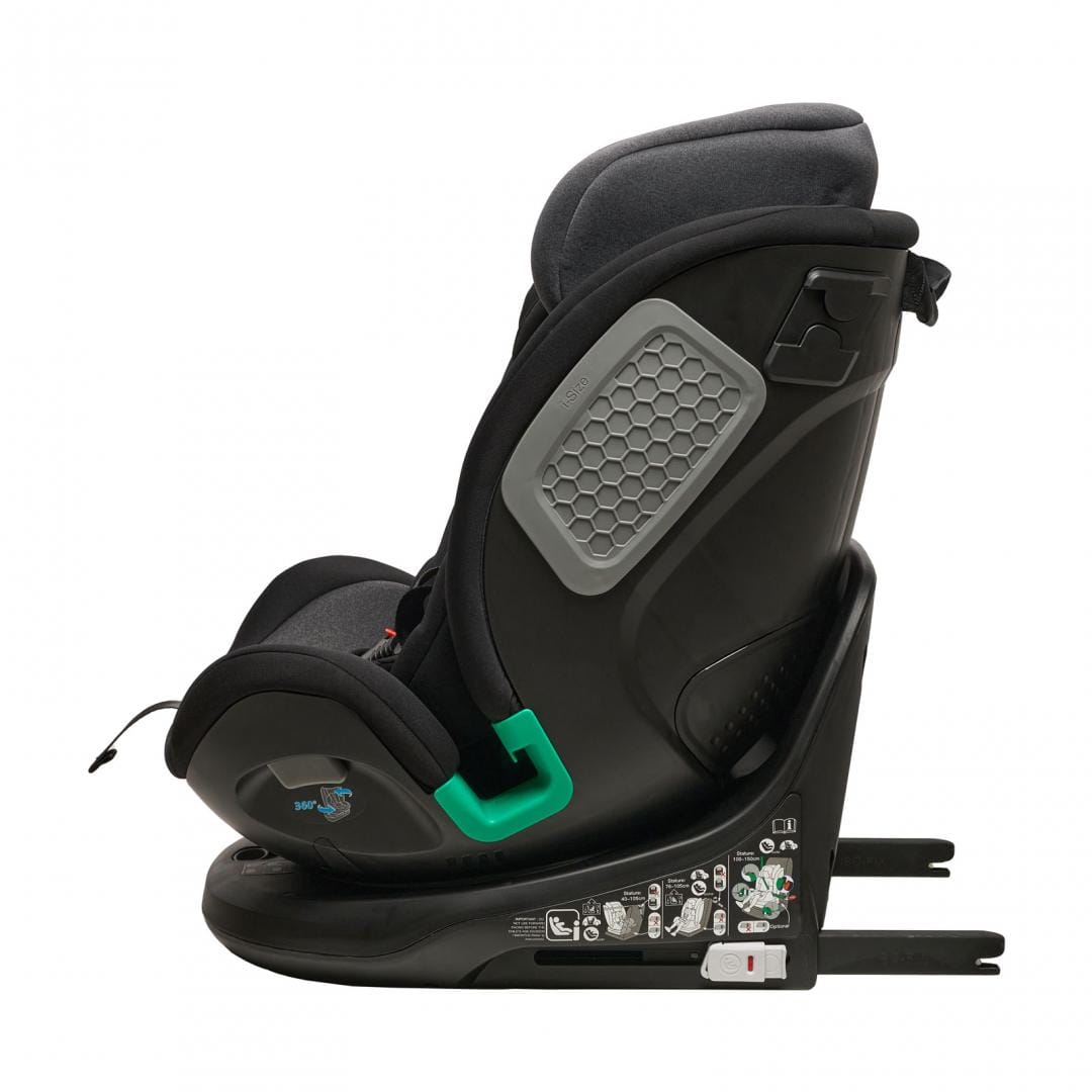 U-Grow Puericultură Scaun Auto Copii U-Grow UGHCS-09BK | Rotativ 360, Isofix, 0-36kg, Negru
