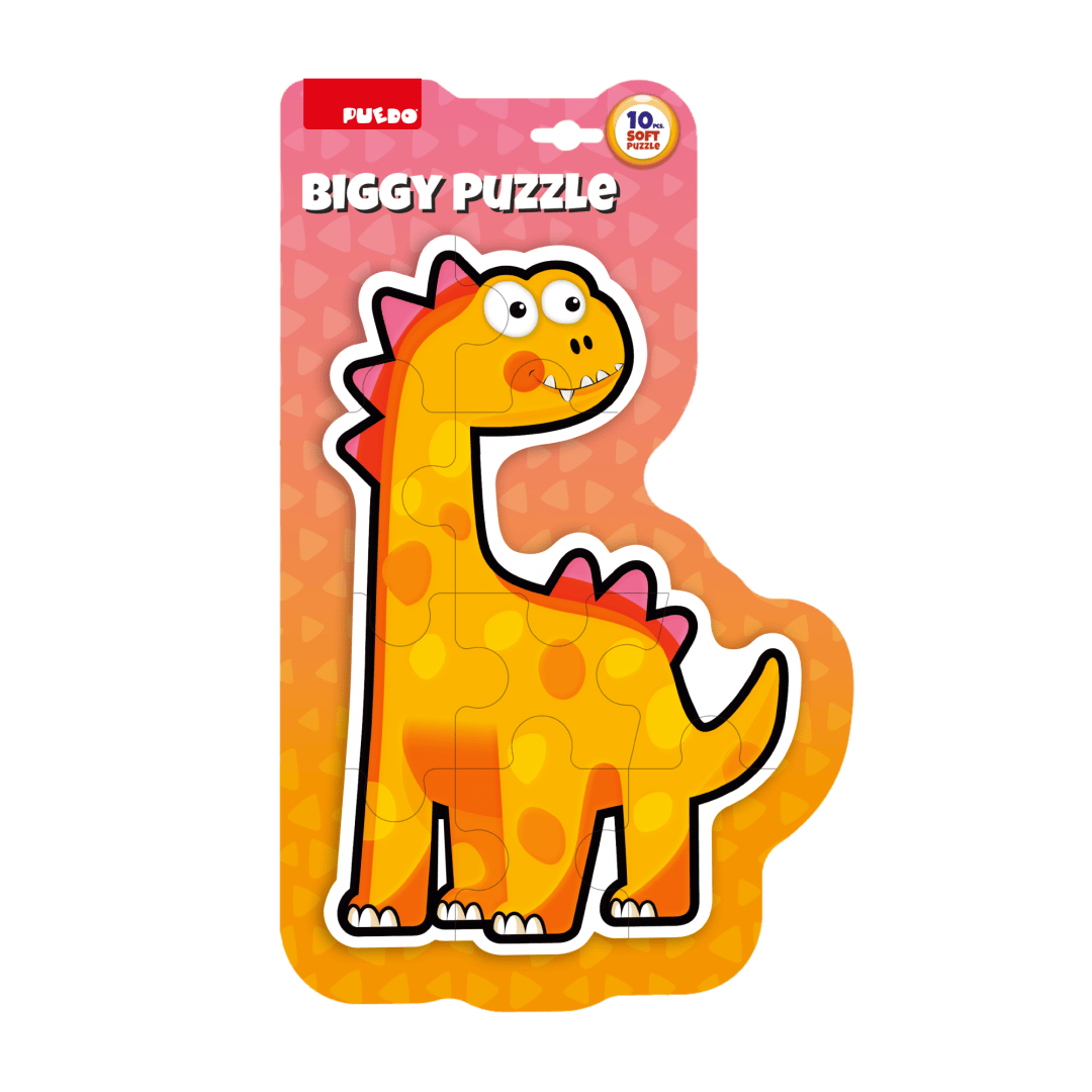 Puedo Toys Jucării Puzzle Puedo Toys PUEDOB22112 | Spuma EVA, Maxi, 10 Piese, Portocaliu