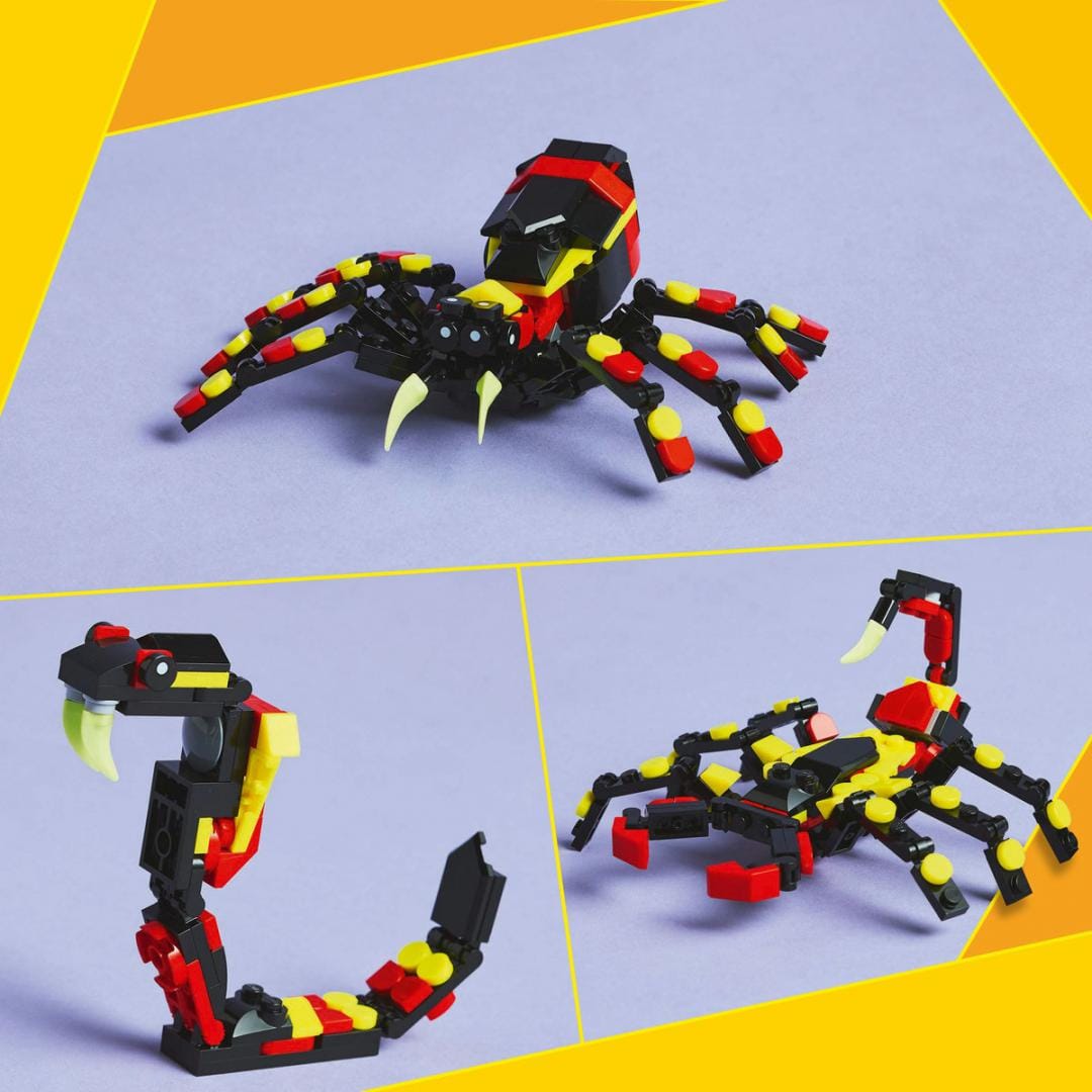 Lego Jucării Set Constructie LEGO Creator 3-in-1 31159 | Animale Salbatice, Paianjen, Cadou