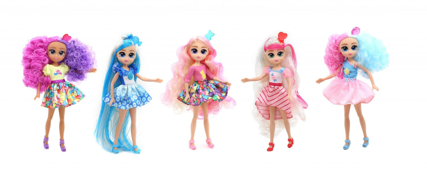 Sweetyz Jucării Set 5 Papusi Sweetyz SYZ81073 | 23 cm, Colectionabile, Accesorii Incluse