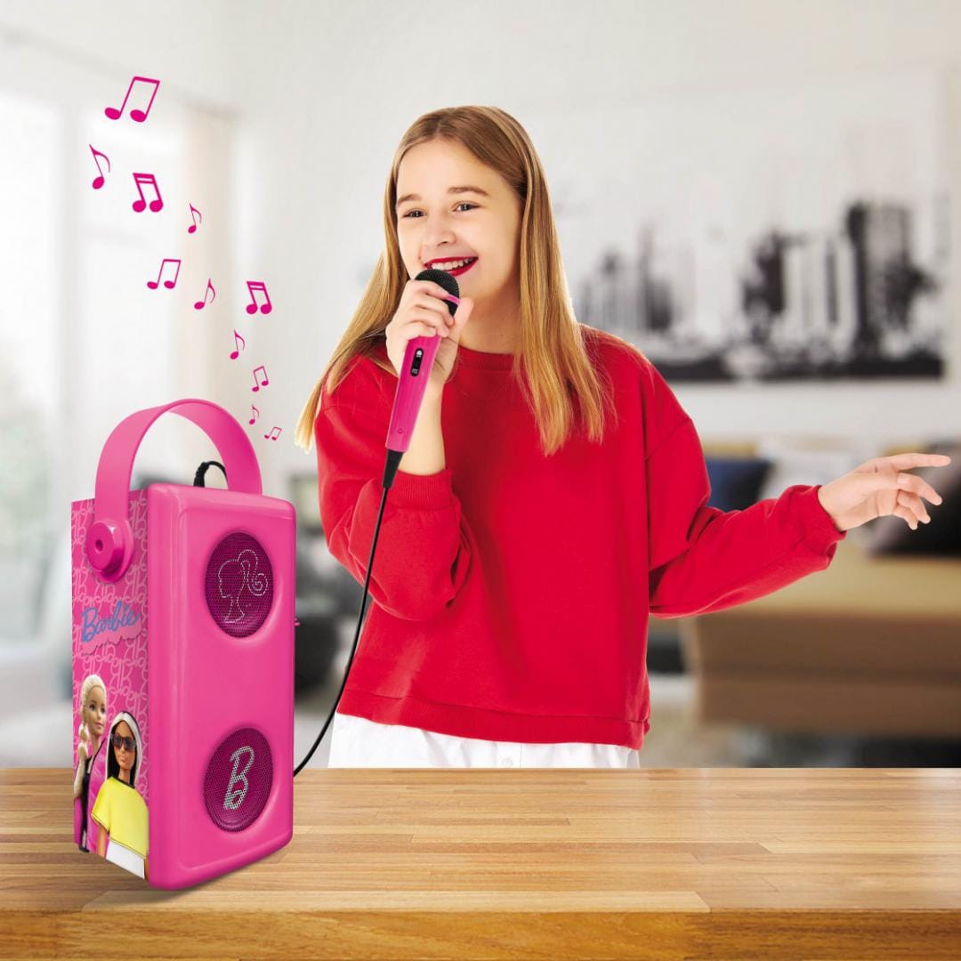 Lexibook Jucării Boxa Lexibook BTP185BBZ | Barbie, Lumini Disco, Microfon, Bluetooth