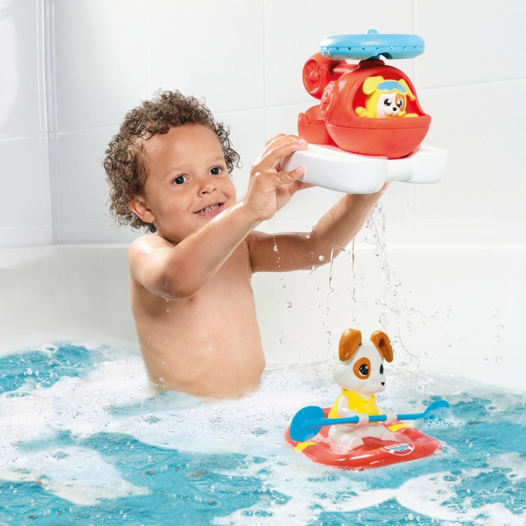 Tomy Jucării Jucarie de Baie Tomy T73307 | Elicopter Salvare, Barca, Interactiv