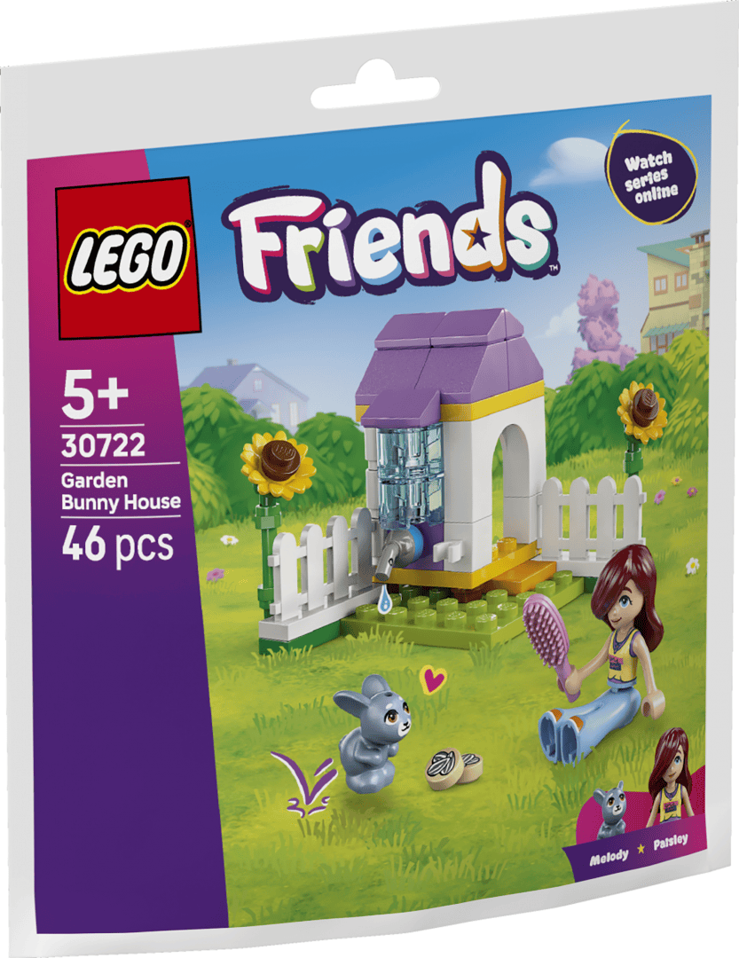 Lego Jucării Set Constructie LEGO 30722 | Casuta Iepurasi in Gradina, Polybag, Cadou