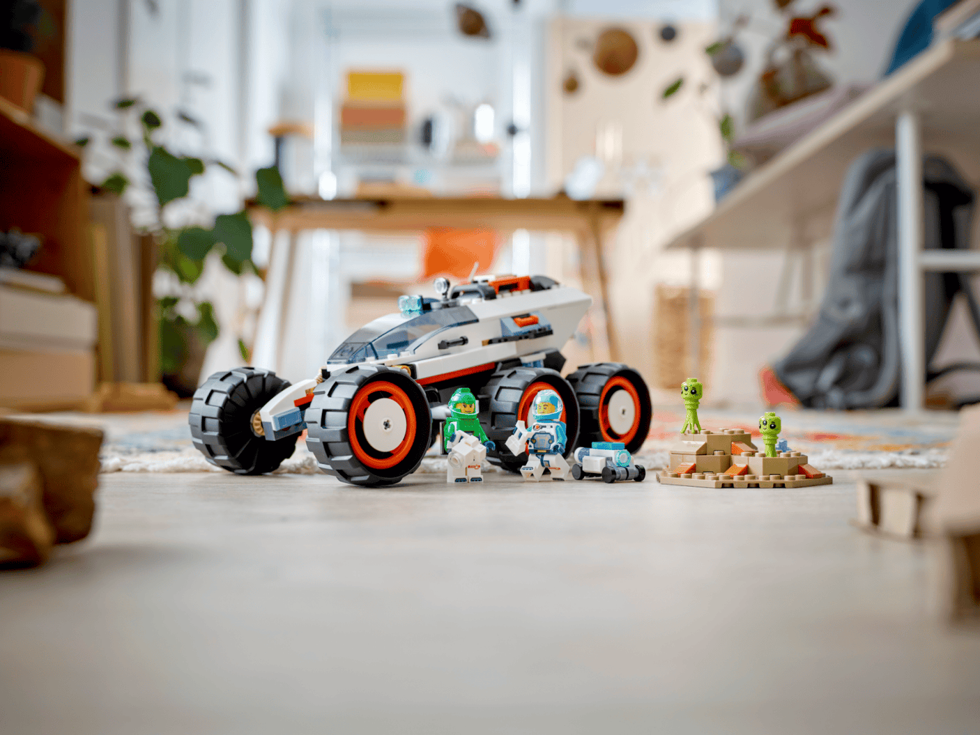 Lego Jucării Set Constructie LEGO City 60431 | Rover Explorare, Viata Extraterestra, 195 Piese, 6+
