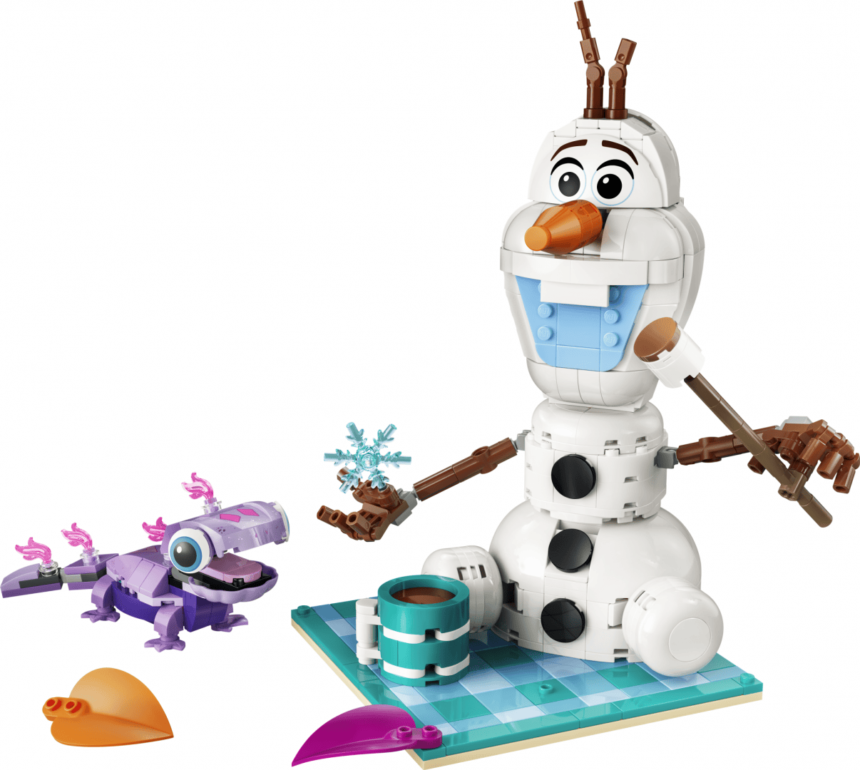 Lego Jucării Set Constructie LEGO Disney 43287 | Olaf si Bruni, Frozen, Picnic, 169 piese