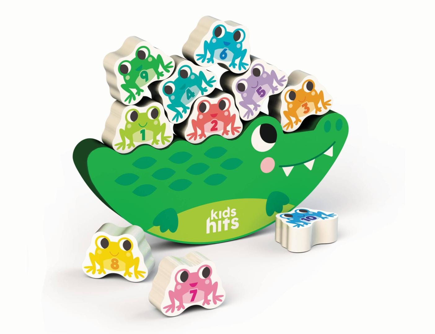 Kids Hits Jucării Jucarie Lemn Kids Hits KH20/033 | Crocodil de Balansare, Interactiv