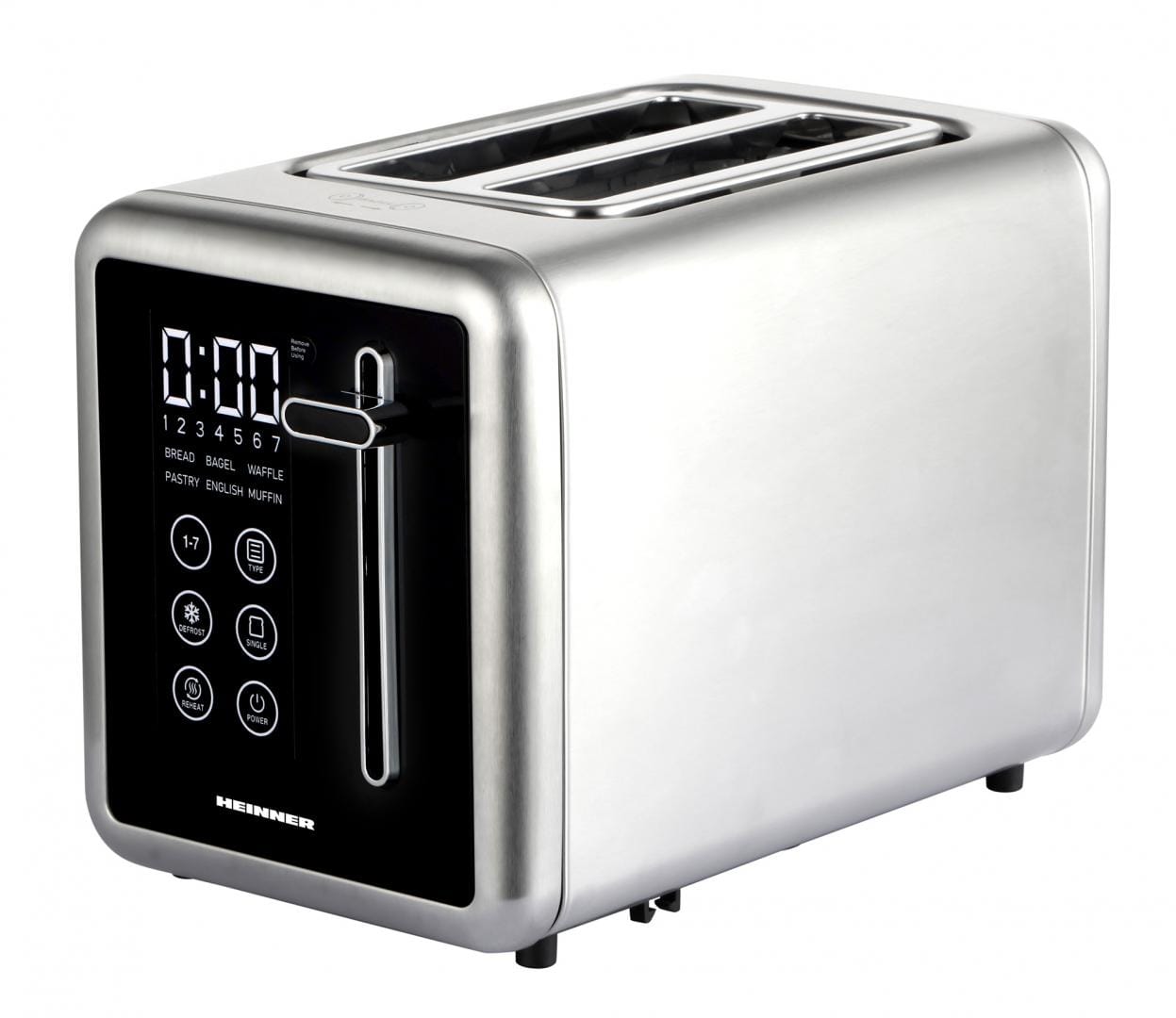 Heinner Prajitor de paine Prajitor de Paine Heinner HTP-DD900BKSS | 900W, 2 Sloturi, 6 Trepte, Inox