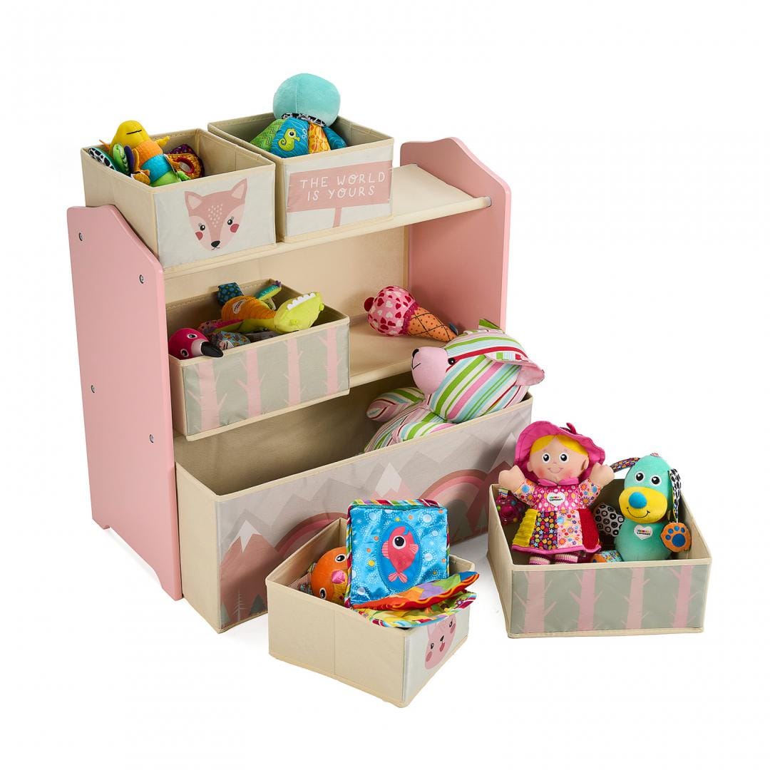U-Grow Jucării Dulap Depozitare Jucarii U-Grow UGMDU06-PKF | Pink Forest, Organizator