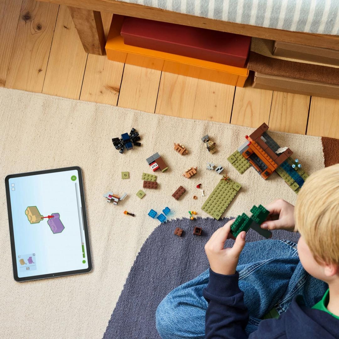 Lego Jucării Set Constructie LEGO Minecraft 21269 | Expeditia de Minerit cu Tatu, 590 Piese, 7+