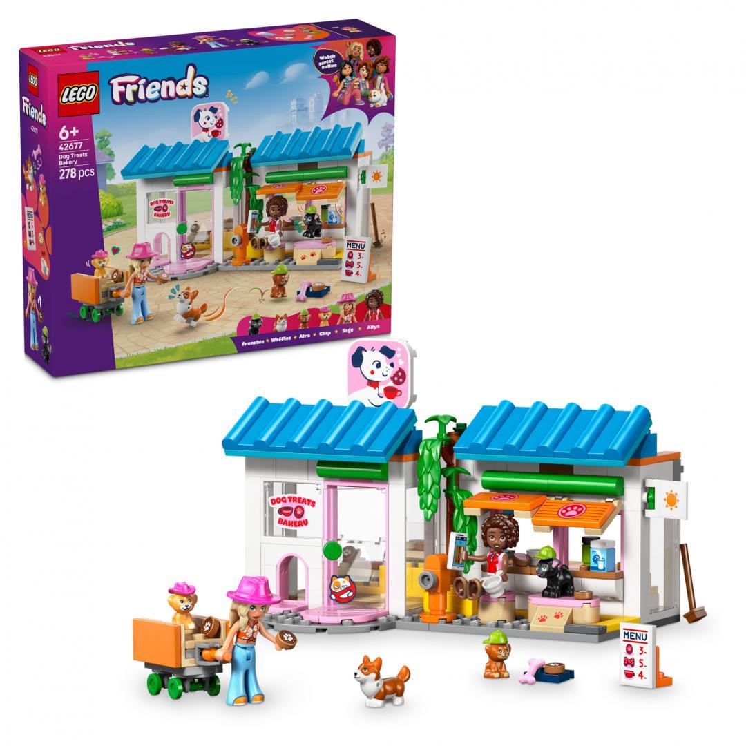 Lego Jucării Set Constructie LEGO 42677 | Brutarie cu Bunatati pentru Caini, Cadou