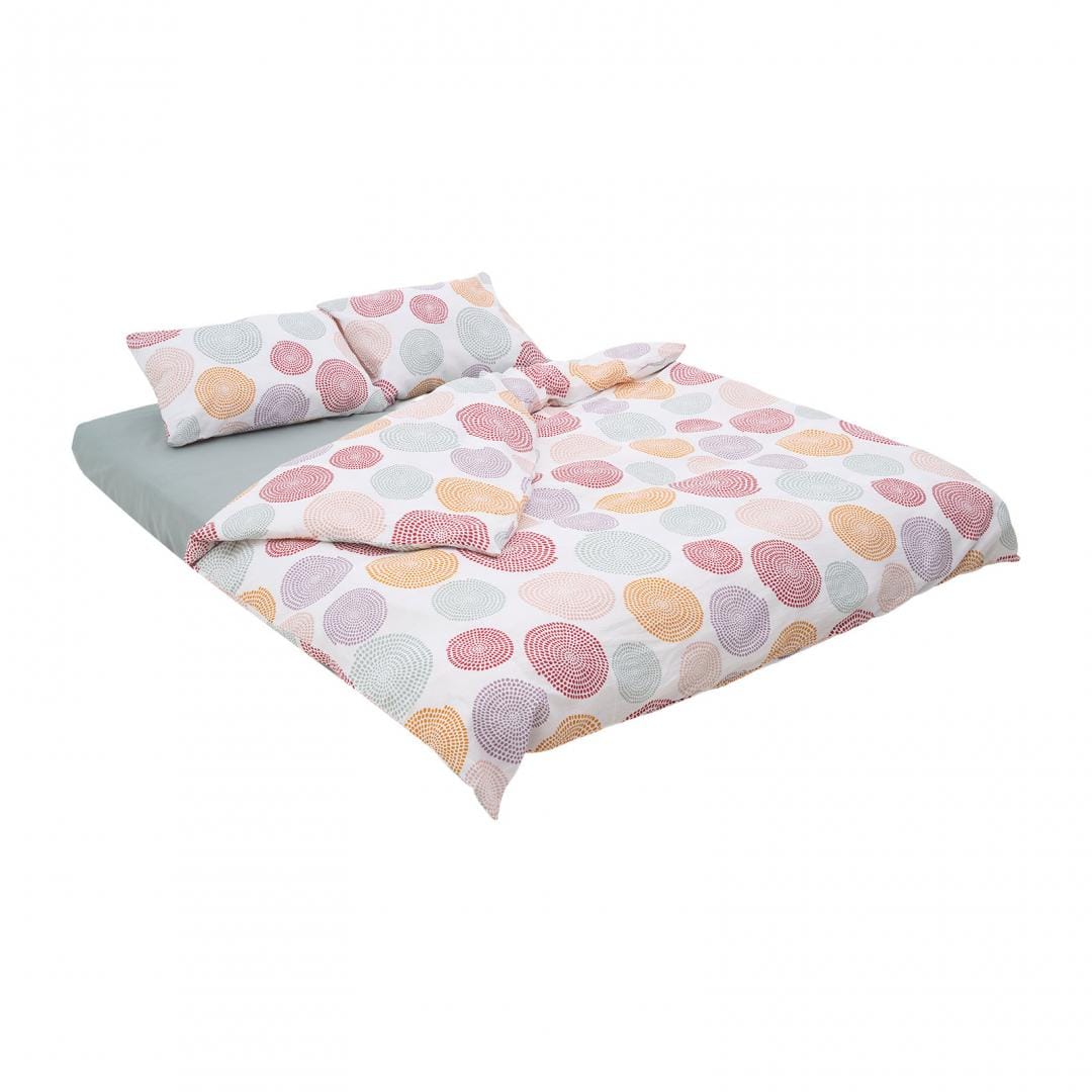 Heinner Set lenjerie de pat Lenjerie Pat Heinner HR-DBL132-MRA | Dubla, 100% Bumbac, 4 Piese