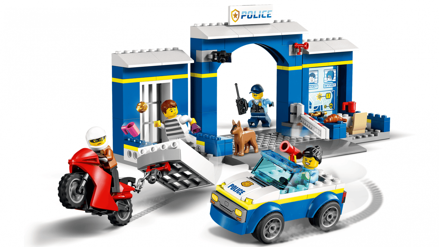 Lego Jucării Set Constructie LEGO City 60370 | Urmarire Politie, 301 Piese, 6+