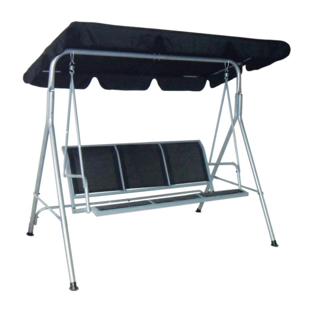 Heinner Mobilier de gradina Balansoar Heinner STBL003 | 3 Locuri, 175x112x15cm, Negru