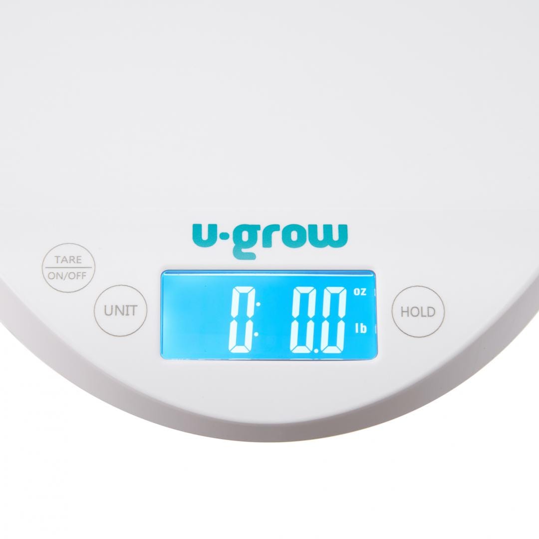 U-Grow Puericultură Cantar Bebelusi U-Grow UG10-BSB | 2 in 1, Bluetooth, 30 Kg, LCD, Alb