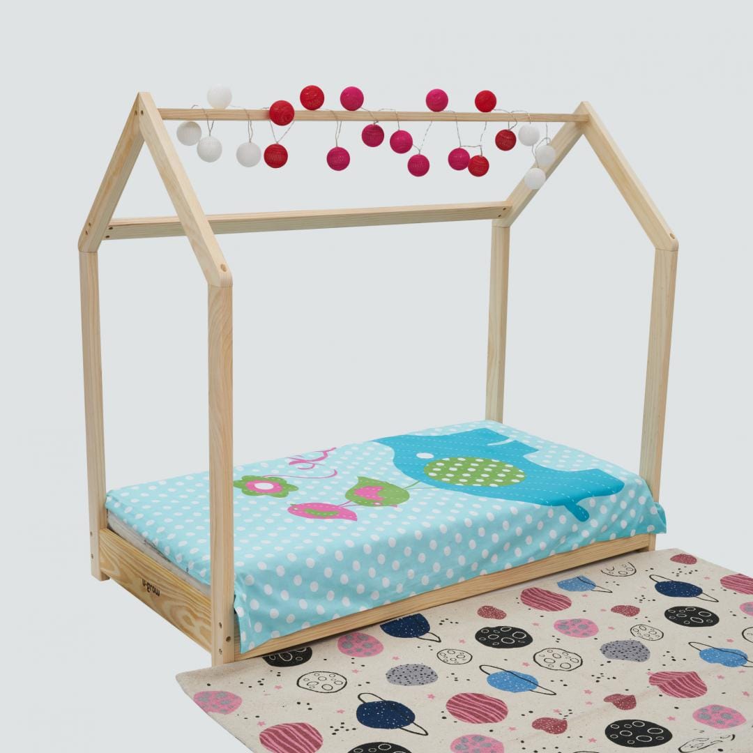 U-Grow Îngrijire bebe Pat Casuta U-Grow UGBB2023 | Natur, 140x70cm