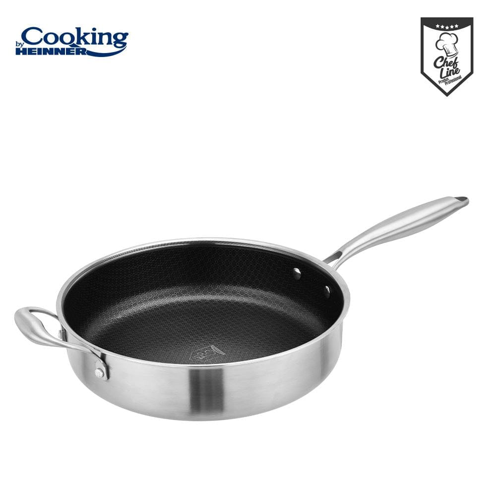 Heinner Tigaie Tigaie Adanca Heinner HR-MRK-28C | 28cm, 4.2L, Inox 3 Straturi, Capac Sticla