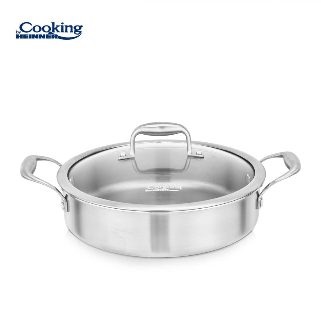 Heinner Cratita Cratita Heinner HR-MRK-3A26 | 26cm, 3.5L, Inox, Capac Sticla