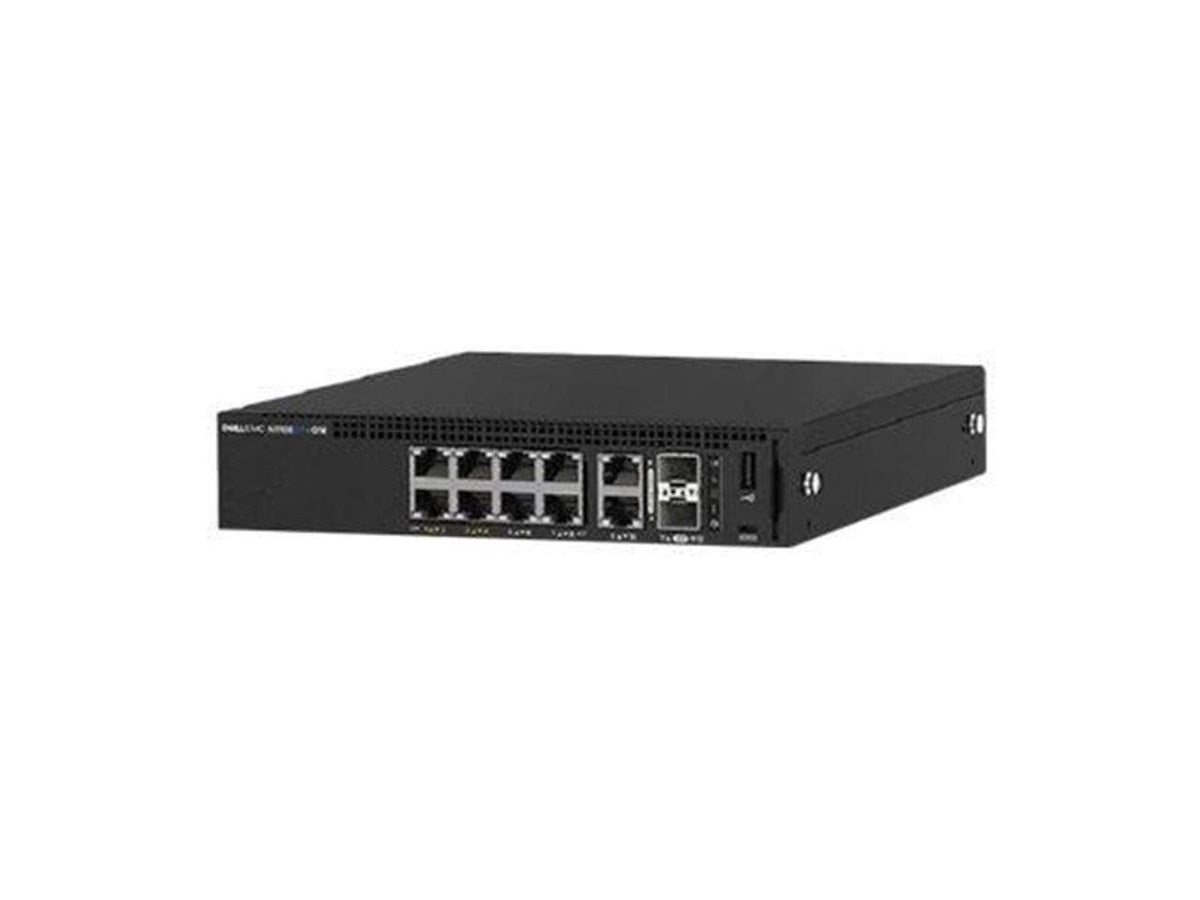 DELL Switch Dell EMC Switch N1108EP-ON, L2, 8 ports, RJ45 PoE/PoE+, 2 ports SFP 1GbE, , 3Yr ProSupport + NBD
