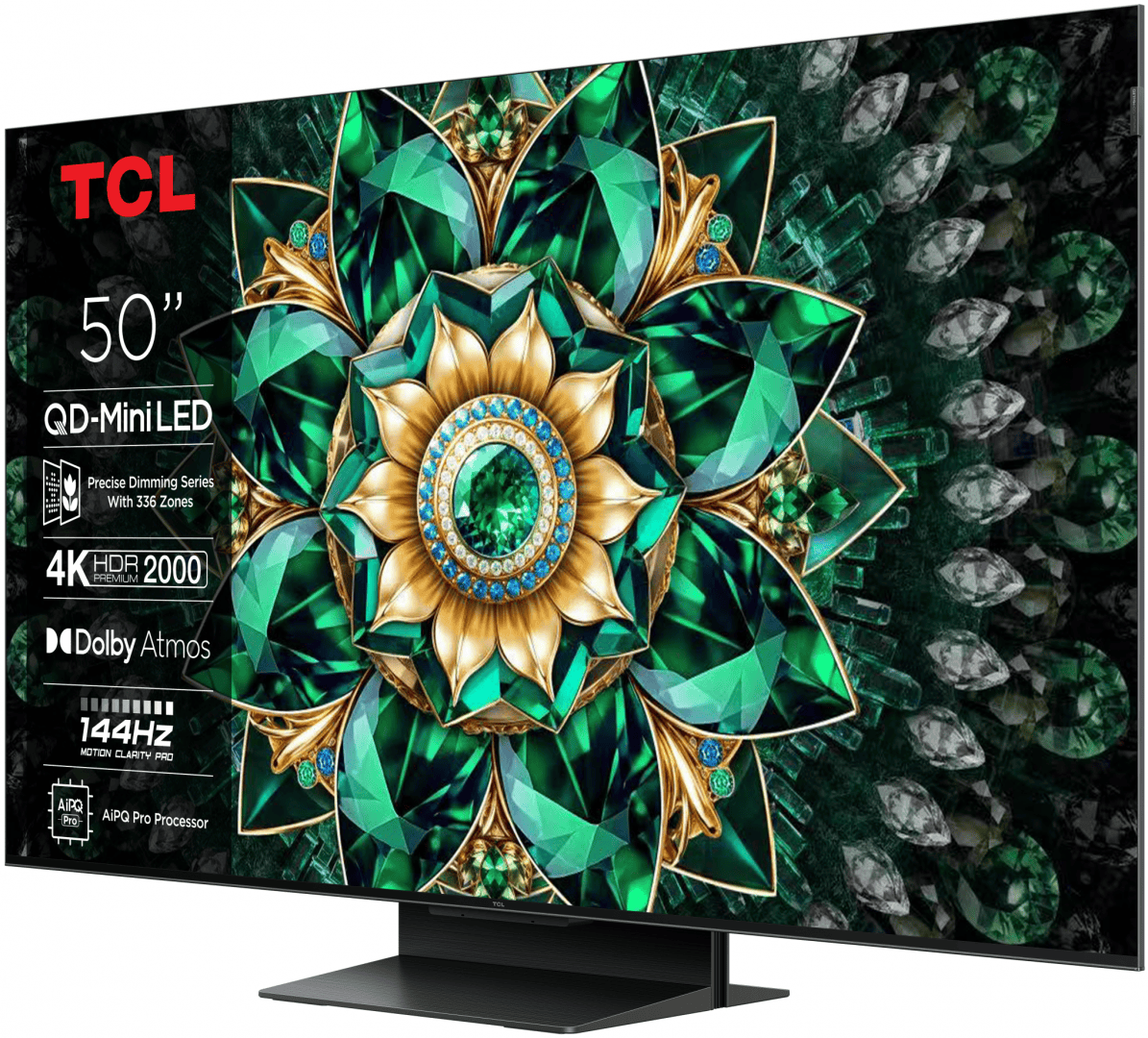 TCL Televizoare Televizor TCL 50Q7C | 126cm, 4K, Mini LED, 144Hz, Google TV