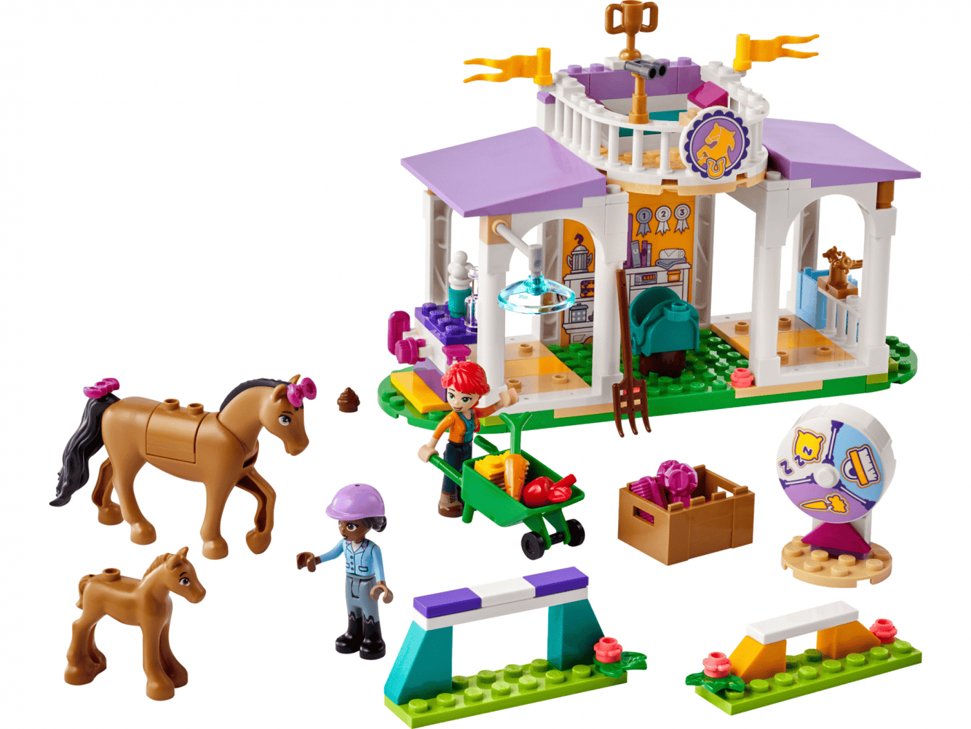 Lego Jucării Set Constructie LEGO 41746 | Dresaj de Cai, Cadou Copii, Multicolor